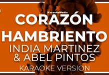 India Martinez y Abel Pintos – Corazón Hambriento