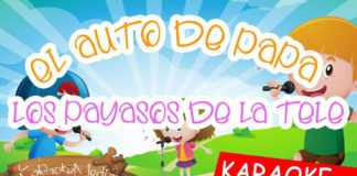 Los payasos de la tele – El auto nuevo (Karaoke infantil) | Cantajuegos | Letra