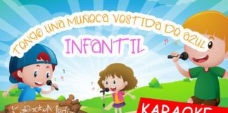 Tengo una muñeca vestida de azul (Karaoke infantil) | Cantajuegos | Letra