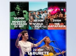 Concierto Vuelo Fidji y Taburete
