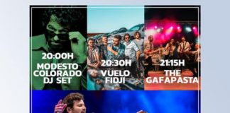 Concierto Vuelo Fidji y Taburete