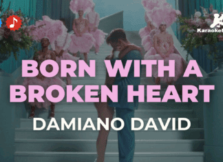 Born with a broken heart (Karaoke version) – Damiano David Born with a broken heart Karaoke
