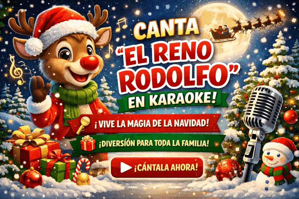 canta el reno rodolfo