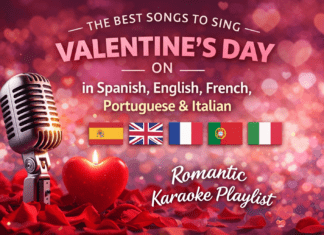 Valentine's Day karaoke