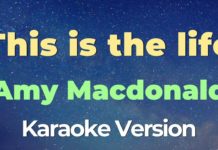 This Is The Life – Amy Macdonald (Karaoke con Letra)
