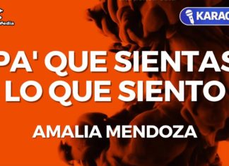 PA’ QUE SIENTAS LO QUE SIENTO – Amalia Mendoza (Karaoke with Lyrics)