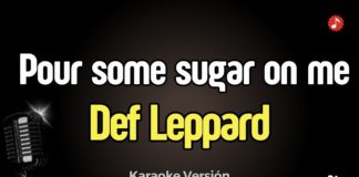 Pour some sugar on me – Def Leppard (Karaoke con Letra)