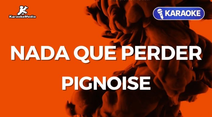 Nada que perder – Pignoise (Karaoke con Letra)