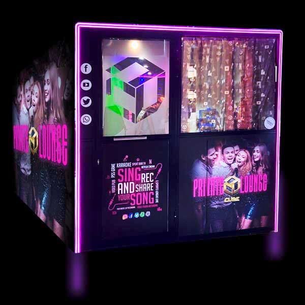 Cabina de Karaoke y Diversión de KaraokeMedia Private Lounge