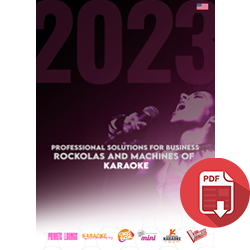 Catalogue solutions professionnelles pour entreprises et machines karaoké 2023
