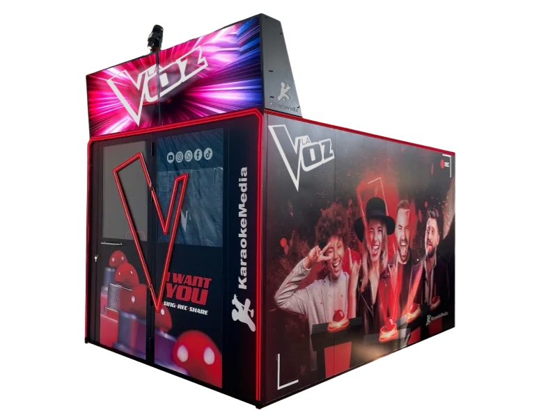 La Voz private karaoke machine